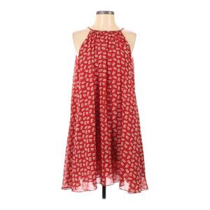 Revolve Jarlo Shift Dress Size S Burnt Orange Lightweight Flowy Tie Back